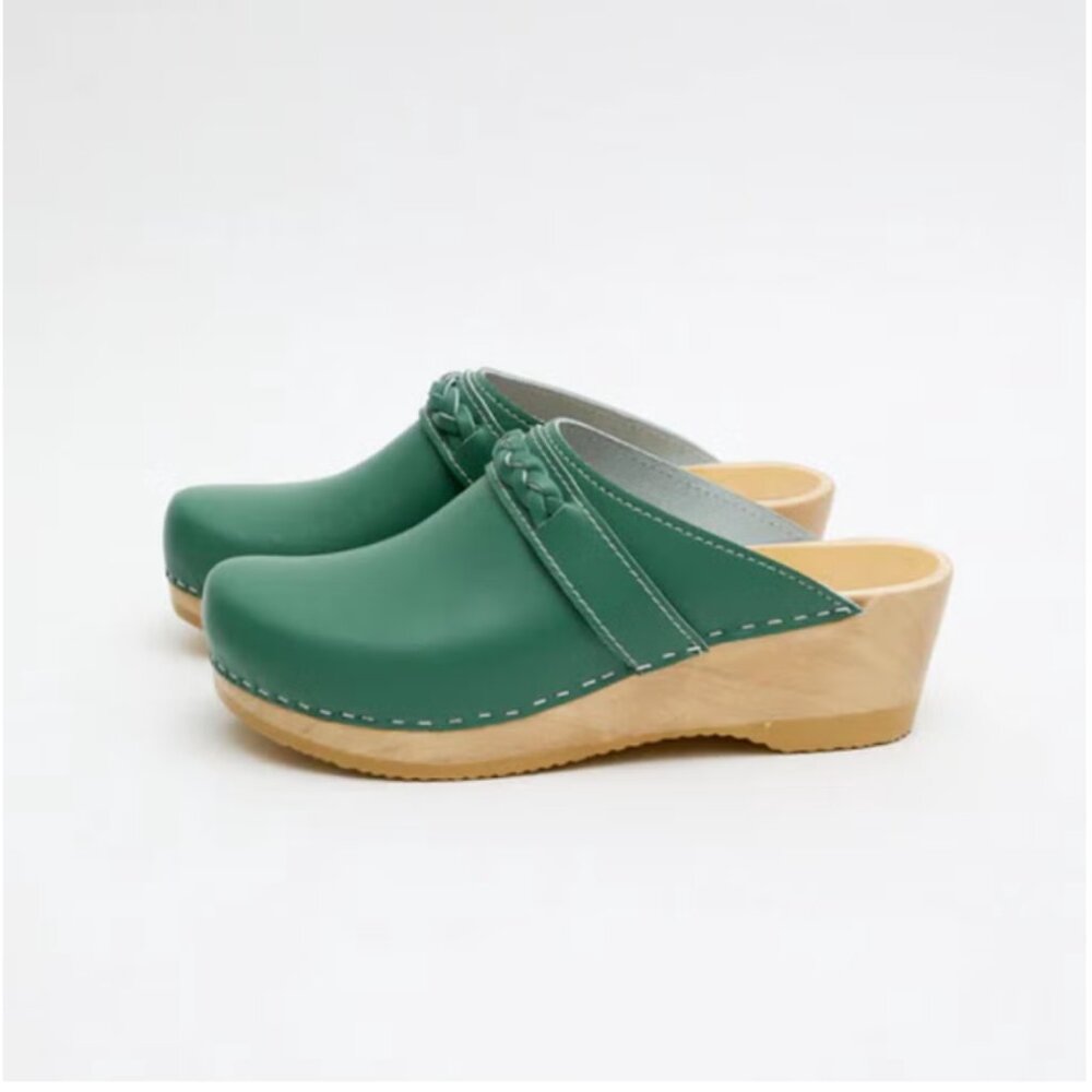 No. 6 Clog Bridget Mid-Wedge Sage 41